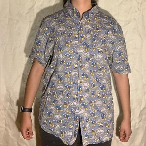 Disney vans button up
